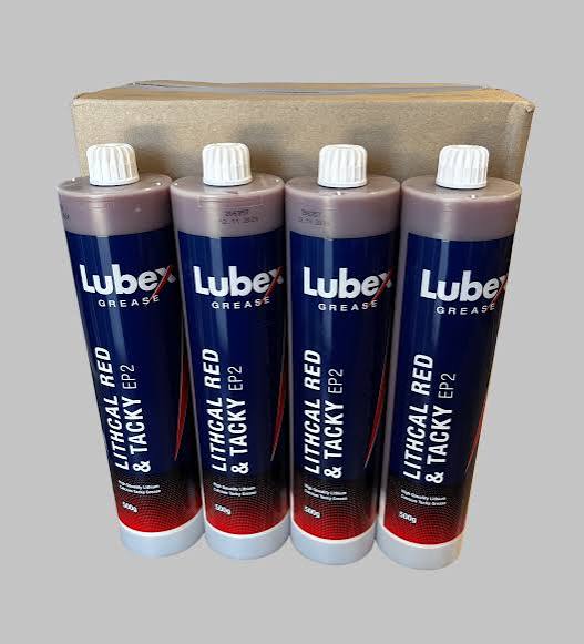 Lubex Lithcal Red EP2 500g (Screw On) L-LXREDLC2 500H